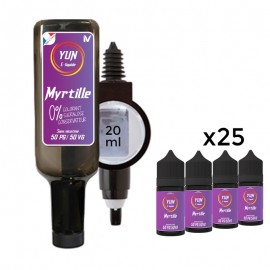 Pack E-liquide YUN Myrtille 500mL