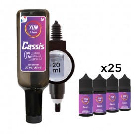 Pack E-liquide YUN Cassis 500mL