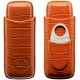 cigar case Myon 2 pcs brown leather with cutter