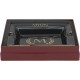Myon cigar ashtray black/gold 205 x 168 x 35 mm
