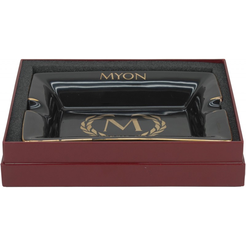 Myon Cigar Ashtray Nero Deluxe