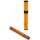 metal tube for 1 cigar, yellow