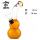giftset bong Amsterdam 12 cm Ø 18 mm with accessories