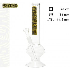 glass bong Psycho 26 cm, Ø 34 mm