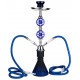 water pipe 2 tubes 55 cm Blue