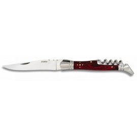 laguiole knife 9.50 cm Mikarta red