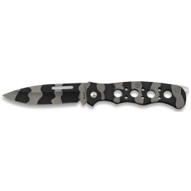 camouflage knife 7.5 cm in blister
