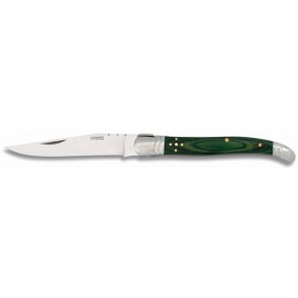 laguiole knife 9.5 cm mikarta green
