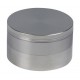 metal grinder chrom satin Ø 7.5 cm, 4 parts in individuel gift box