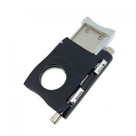 cigar cutter with 2 guillotine black 62 x 45 x 15 mm
