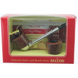 Falcon pipe straight in gift box
