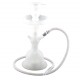 water pipe 35 cm 1 tube White with Led base and Remote