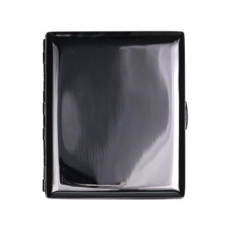 cigarette case metal Black Ice polised for 20 pcs