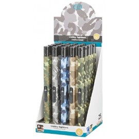 gas match camouflage assorted per 25 pcs