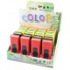 USB lighter ZORR COLORE assorted display of 20 pcs