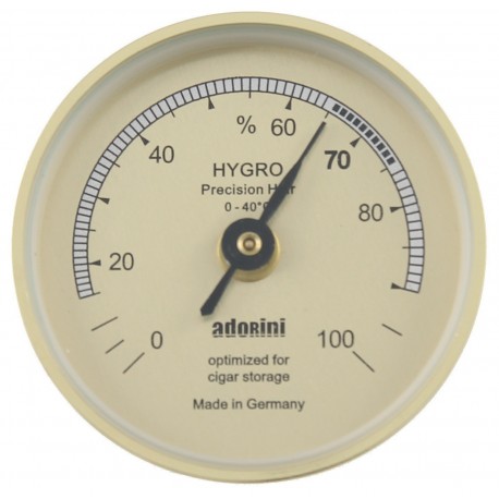 Adorini hygrometer gold 45 x 16 mm