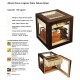 Adorini humidor Cube walnutt 240 x 240 x 240 mm for 100 cigars