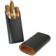 cigar case 3 pcs ADORINI leather black