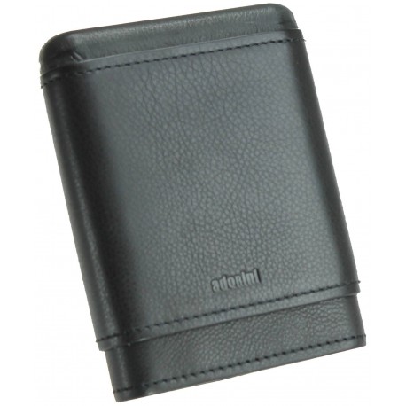 Adorini cigar case for 5 pcs leather black