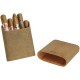 Adorini cigar case for 5 pcs leahter brown