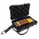 travel humido black with  hygrometer, 5 cigars
