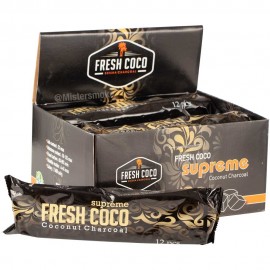 charcoal FRESH COCO Suprème assorted on 12 pcs display