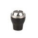 metal ashtray dome chrome/black Ø 9cm  H 13cm