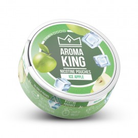 Boîte AROMA KING de 20 sachets nicotinés aromatisés Ice Apple 20mg