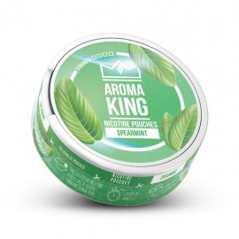 Boîte AROMA KING de 20 sachets nicotinés aromatisés Spearmint 20mg