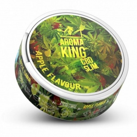 Boîte AROMA KING de 20 sachets Nicotine/CBD Apple 20mg