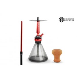 water pipe 1 tube 40 cm red