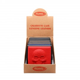 cigarette case La Catrina 4 colors assorted per 6 pcs