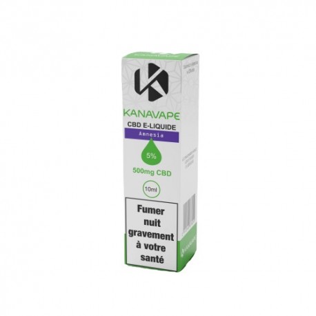 E-liquid 5% CBD Amnesia 10mL - Kanavape