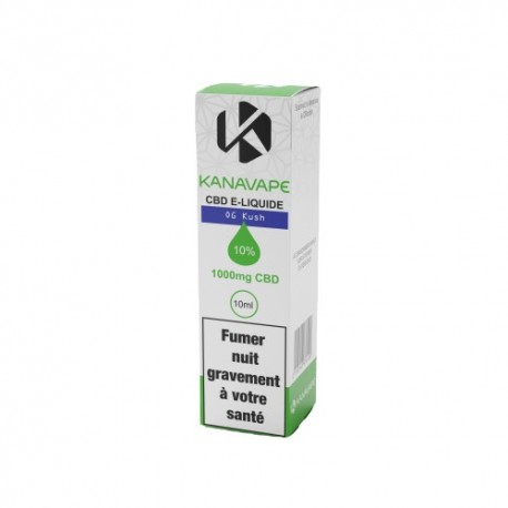 E-liquide 10% CBD OG Kush 10mL - Kanavape