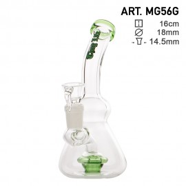 glass bong 16 cm Thug Life Green , Ø 18 mm