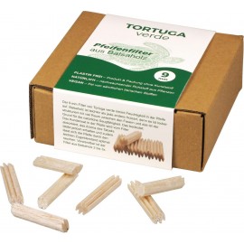 Tortuga pipe fliter verde 9 mm, in balsa wood, box of 110 filters
