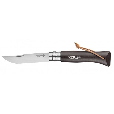 opinel knife N°08 Black Brown 8.5 cm