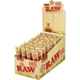 RAW organic kingsize cones, pack of 3
