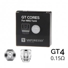 Résistances GT Cores 0.15 Ohm GT4 Meshed Vaporesso - Boite de 3pcs