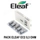 Resistance EC2 (5pcs) 0.3Ohm (30-80W) Eleaf