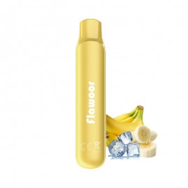 Disposable E-cigarettes FLAWOOR Mate 0mg/mL - banana Ice