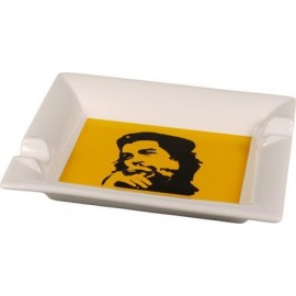 cigar ashtray CHE White/Yellow for 2 cigars 21 x 17 x 3.5
