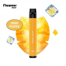 Disposable E-cigarettes FLAWOOR Max 0mg/mL 2000puffs - Ice Mango