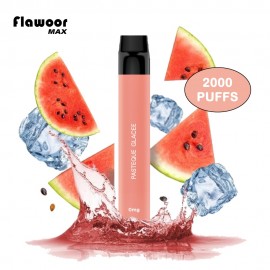 Disposable E-cigarettes FLAWOOR Max 0mg/mL 2000puffs Watermelon Ice