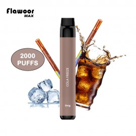 Disposable E-cigarettes FLAWOOR Max 0mg/mL 2000puffs Cola Freeze