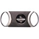 cigar cutter metal black 23 mm with gift box