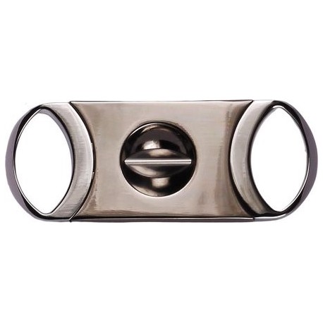 cigar cutter metal silver 23 mm with gift box