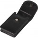 cigarette case Slim 100mm black leather