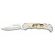 wolf knife ABS White  8 cm