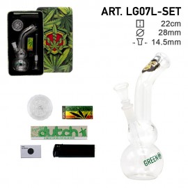 Greenline Bong SET 22 cm with accessories